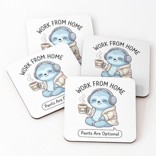 Item preview, Work From Home Sloth - Pants Are Optional designed and sold by Trend Trigger .