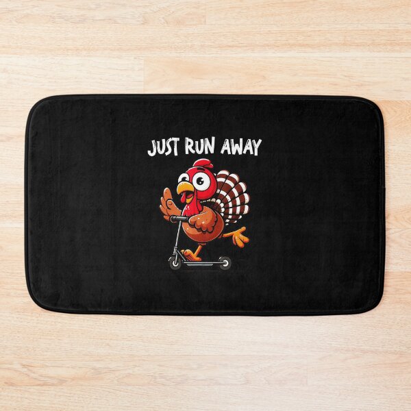Item preview, Funny Turkey Escapes On Electric Scooter Just Run Away  designed and sold by JEFDodsonArt.