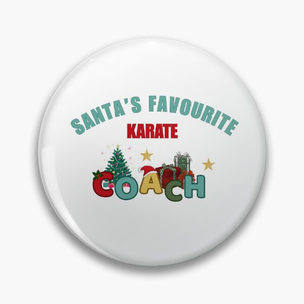 Item preview, Santa’s Favourite Karate Coach designed and sold by DixieGirlStudio.