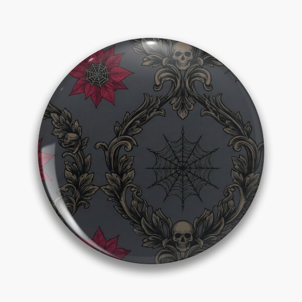 Item preview, Elegant Gothic Victorian Yule Damask Seamless Pattern designed and sold by StickyGuys.