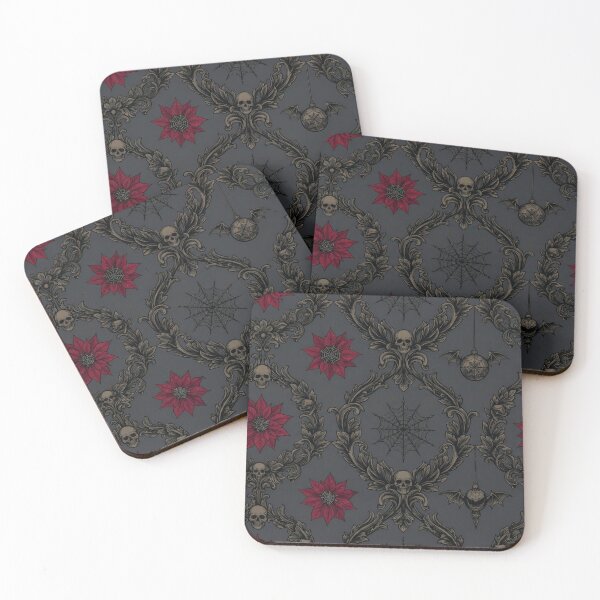Item preview, Elegant Gothic Victorian Yule Damask Seamless Pattern designed and sold by StickyGuys.