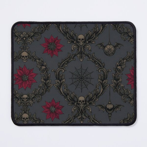 Item preview, Elegant Gothic Victorian Yule Damask Seamless Pattern designed and sold by StickyGuys.