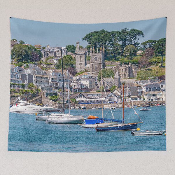 Item preview, Fowey Waterfront - Cornwall, UK. designed and sold by HazyApplePhoto.