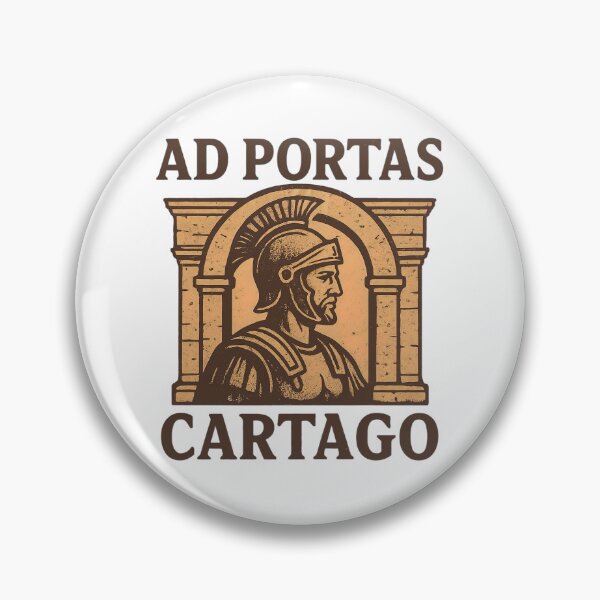 Item preview, Ad Portas Cartago Hannibal designed and sold by Retr0Tshirts.