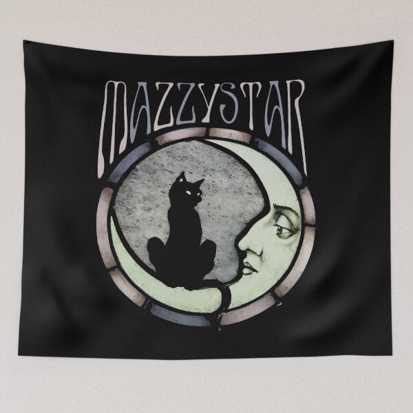 Item preview, Mazzy Star Moon And Cat Vintage Essential designed and sold by Sineateruk.