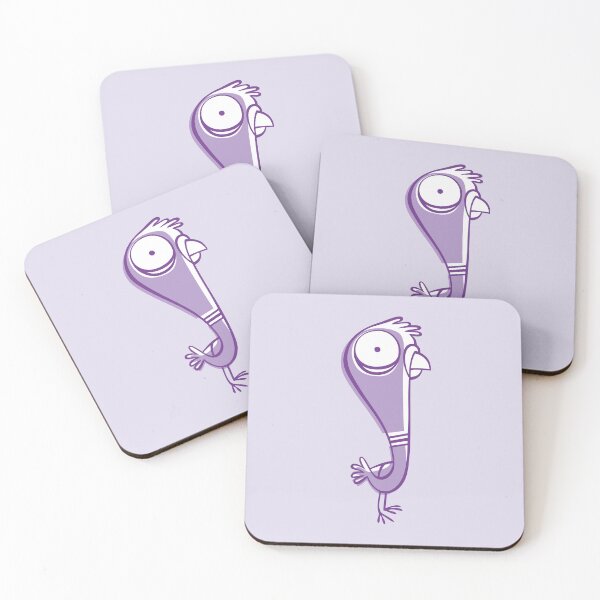 Item preview, Quirky Purple Cartoon Pigeon Cute Art designed and sold by monikko.