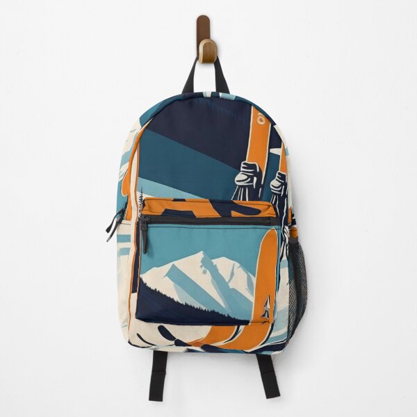 Item preview, Retro Aspen Ski Poster | Vintage Winter Travel Art designed and sold by Esterlane.