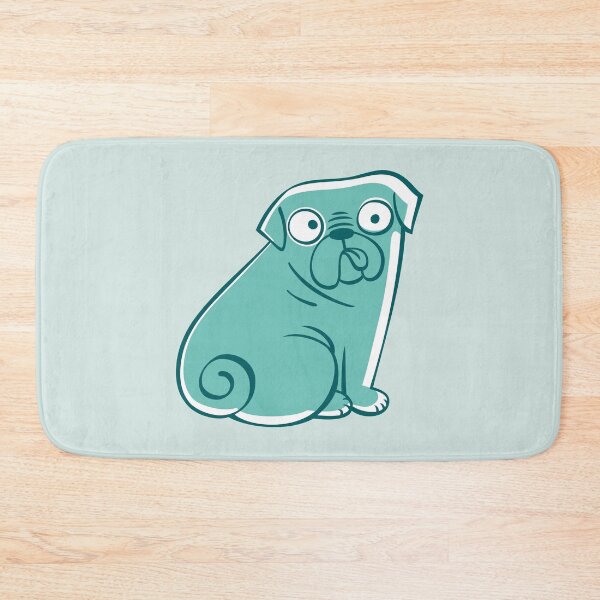 Item preview, Adorable Cute Pug Dog Cartoon Art designed and sold by monikko.