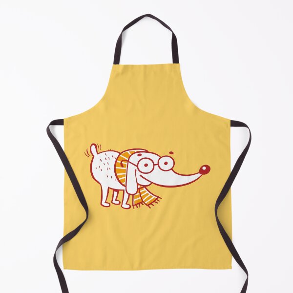 Item preview, Smart Little Dog Glasses Scarf Cartoon designed and sold by monikko.