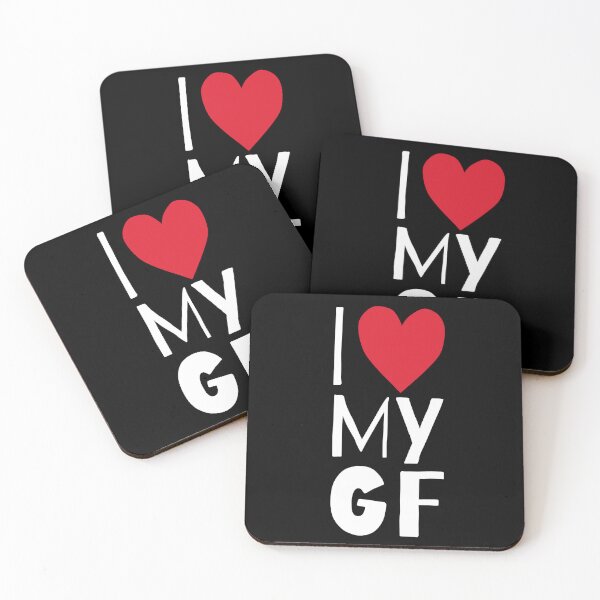 Item preview, I Love My Girlfriend Red Heart Inverted Design designed and sold by IamPATI.