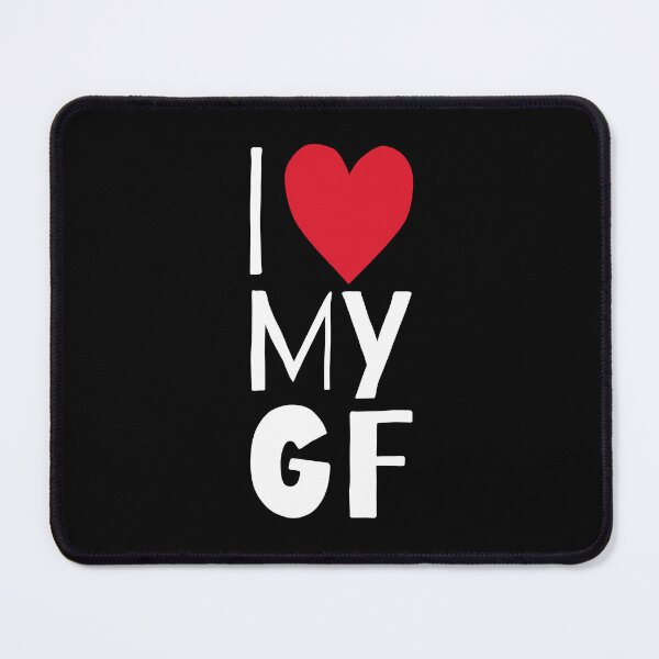 Item preview, I Love My Girlfriend Red Heart Inverted Design designed and sold by IamPATI.