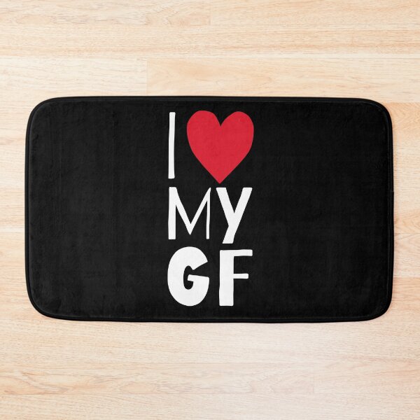 Item preview, I Love My Girlfriend Red Heart Inverted Design designed and sold by IamPATI.