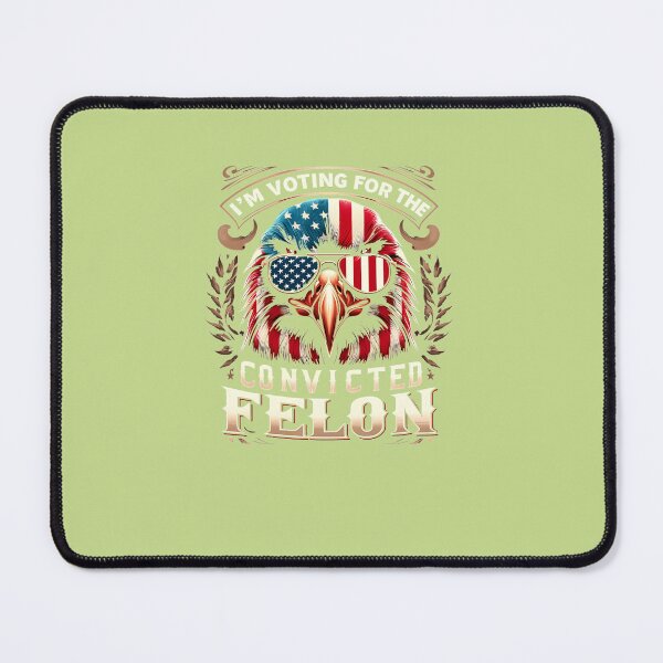Item preview, I'M-VOTING-FOR-THE-CONVICTED-FELON-FUNNY-PRO-TRUMP-2024-T-SHIRT-(2) designed and sold by JonathanCarter4.
