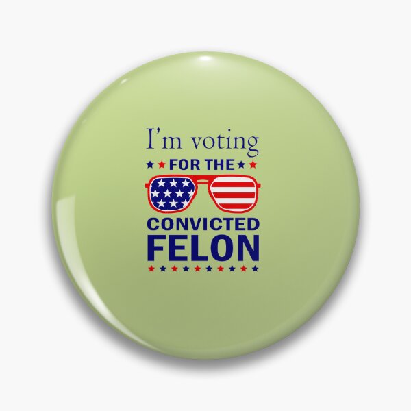 Item preview, I'M-VOTING-FOR-THE-CONVICTED-FELON-FUNNY-PRO-TRUMP-2024-T-SHIRT designed and sold by JonathanCarter4.