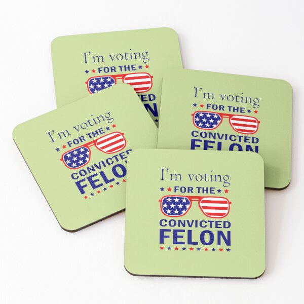 Item preview, I'M-VOTING-FOR-THE-CONVICTED-FELON-FUNNY-PRO-TRUMP-2024-T-SHIRT designed and sold by JonathanCarter4.