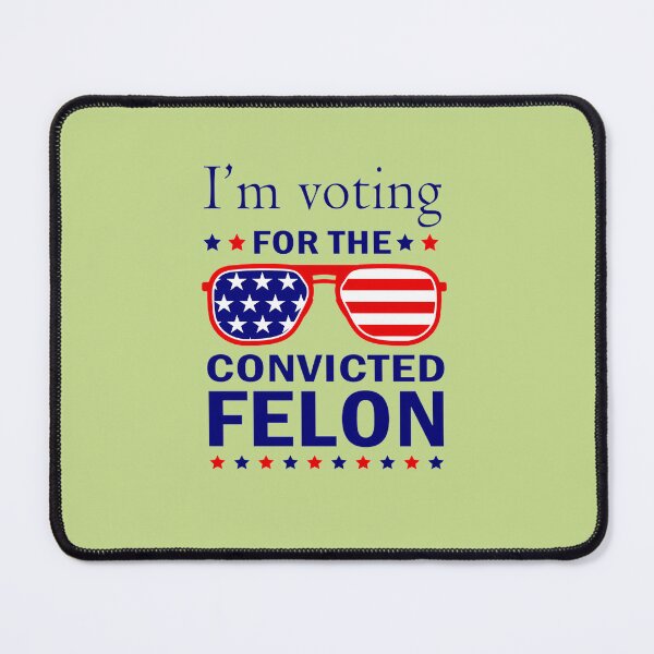 Item preview, I'M-VOTING-FOR-THE-CONVICTED-FELON-FUNNY-PRO-TRUMP-2024-T-SHIRT designed and sold by JonathanCarter4.