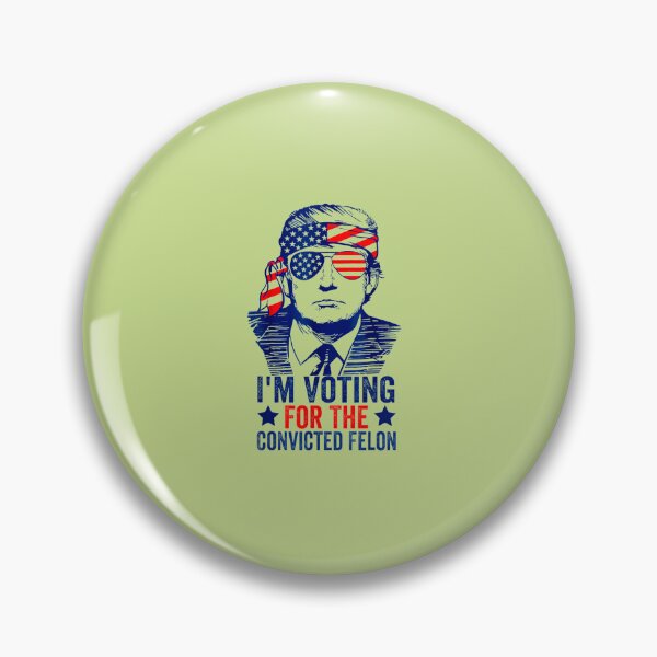 Item preview, I'M-VOTING-FOR-THE-CONVICTED-FELON-FUNNY-TRUMP-2024-T-SHIRT-(3) designed and sold by JonathanCarter4.