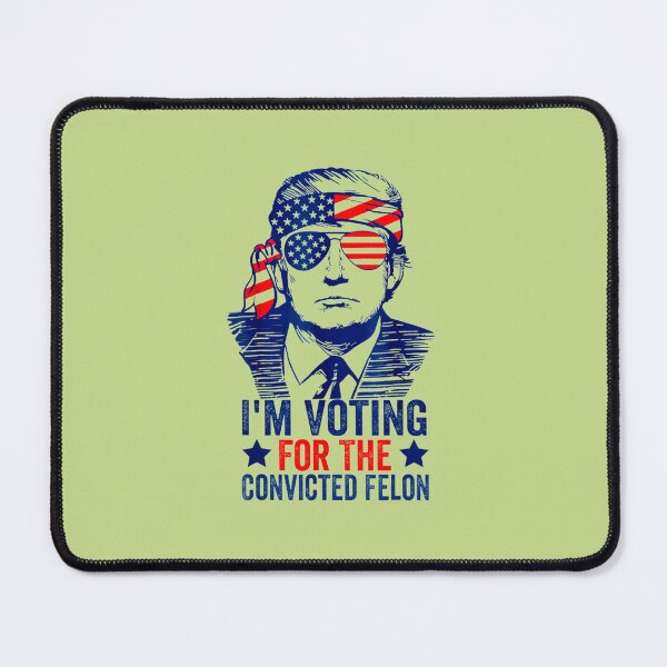 Item preview, I'M-VOTING-FOR-THE-CONVICTED-FELON-FUNNY-TRUMP-2024-T-SHIRT-(3) designed and sold by JonathanCarter4.