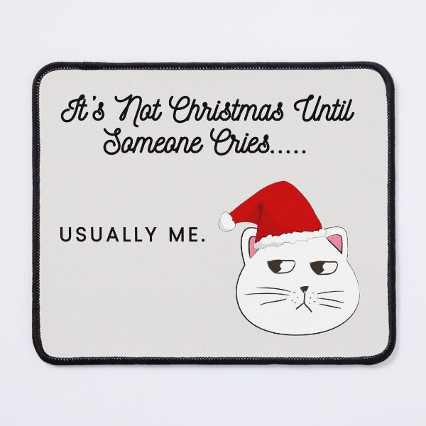 Item preview, Side-Eye Santa Cat: Holiday Meltdown designed and sold by Feliciano3.