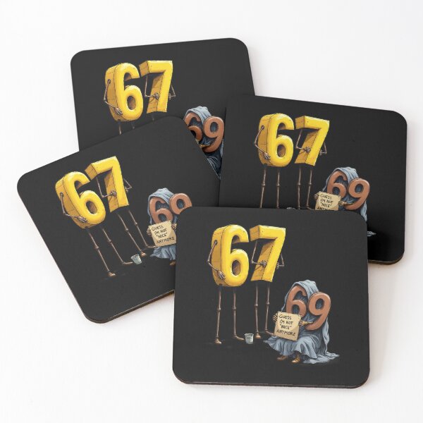 Item preview, Guess I’m Not ‘Nice’ Anymore – Funny 67 vs 69 Cartoon designed and sold by EM&Maker.