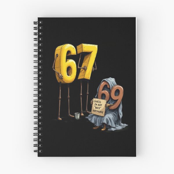 Item preview, Guess I’m Not ‘Nice’ Anymore – Funny 67 vs 69 Cartoon designed and sold by EM&Maker.
