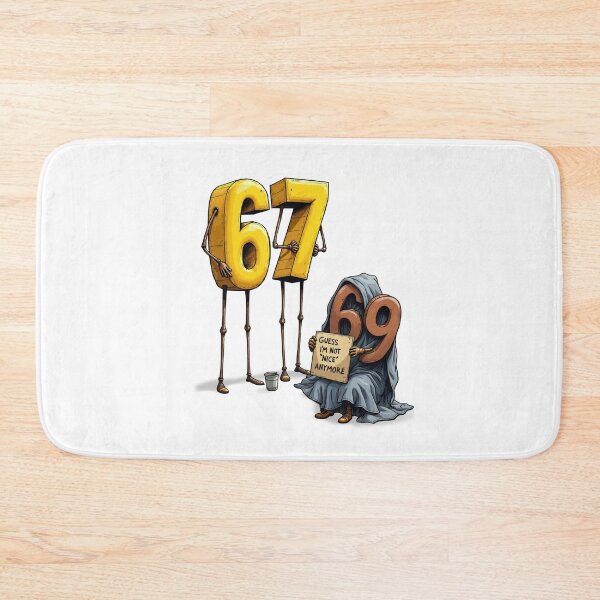 Item preview, Guess I’m Not ‘Nice’ Anymore – Funny 67 vs 69 Cartoon designed and sold by EM&Maker.