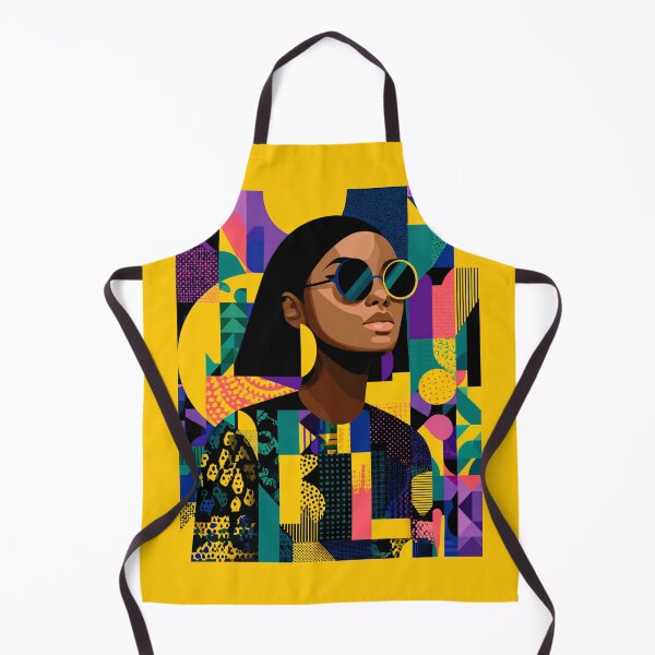 Item preview, Geometric Glam Woman in Bright Colors designed and sold by daila70.