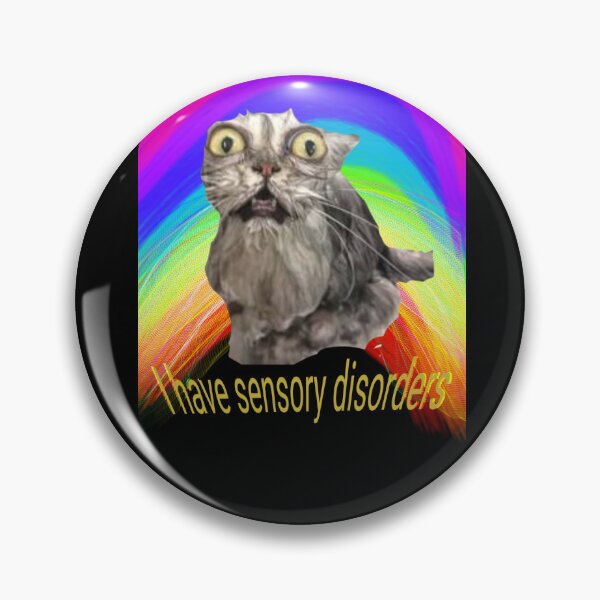Item preview, Sensory disorders meme cat designed and sold by SamG9.