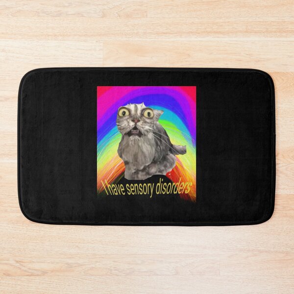 Item preview, Sensory disorders meme cat designed and sold by SamG9.
