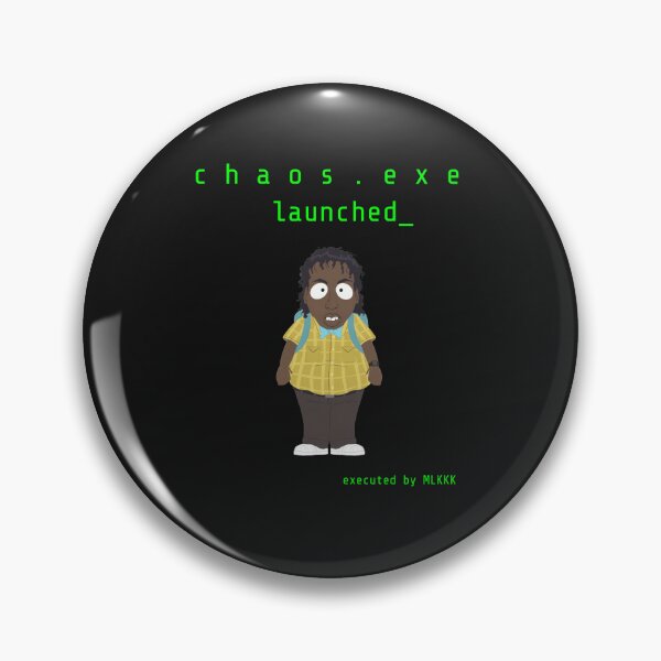 Item preview, chaos.exe launched – South Park Hacker Parody designed and sold by ElectricSheepCo.