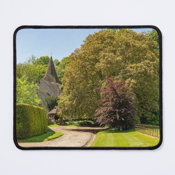 Item preview, Findon Village Church amongst the Greens of Spring designed and sold by HazyApplePhoto.