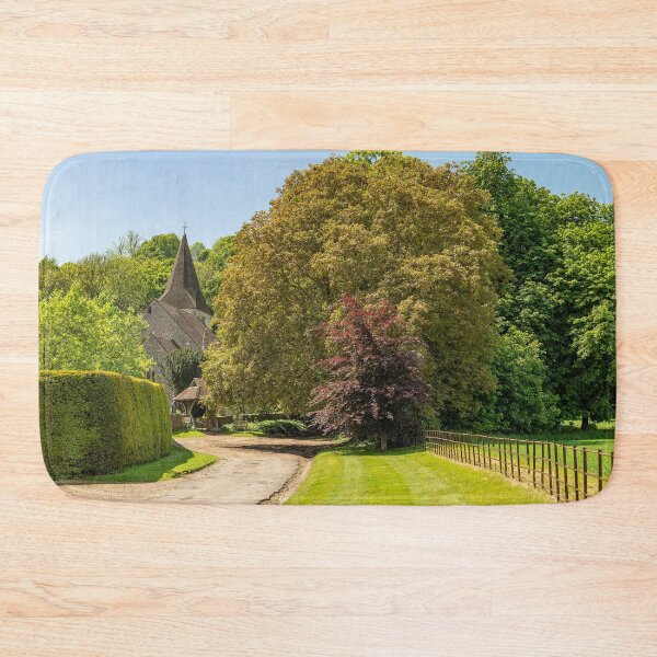 Item preview, Findon Village Church amongst the Greens of Spring designed and sold by HazyApplePhoto.