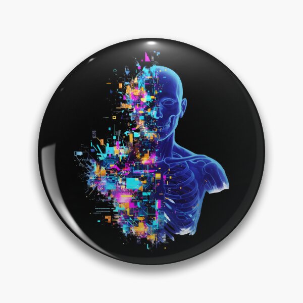 Item preview, Cyberpunk Glitch Anatomy Art designed and sold by Dakson Design - Fantasy Art.