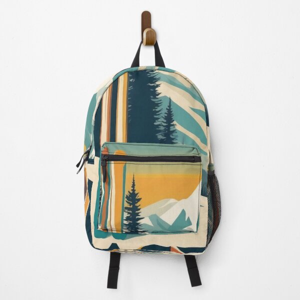 Item preview, Aspen Winter Retro Print | WPA Style Ski Poster designed and sold by Esterlane.