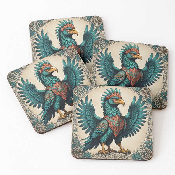 Item preview, Vibrant mythical bird portrait designed and sold by LCPcreations.