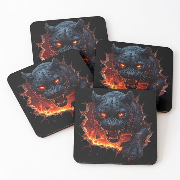 Item preview, Inferno Panther: Cracking Through t-shirt  designed and sold by Alicjareign.