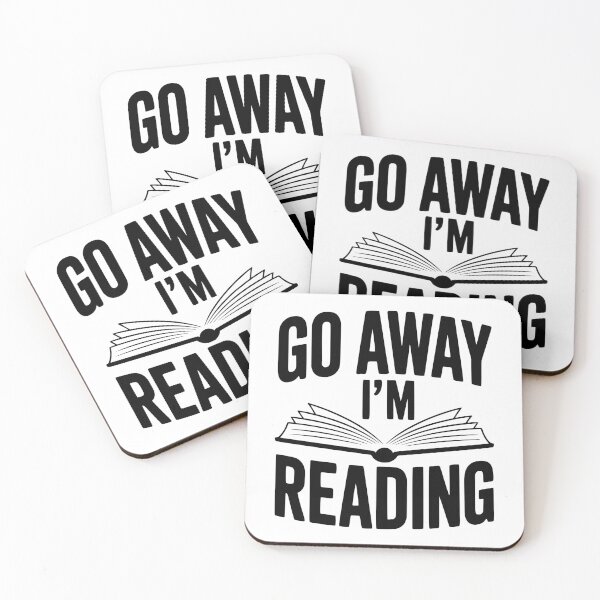 Item preview, Go Away I’m Reading designed and sold by Frank Ring.