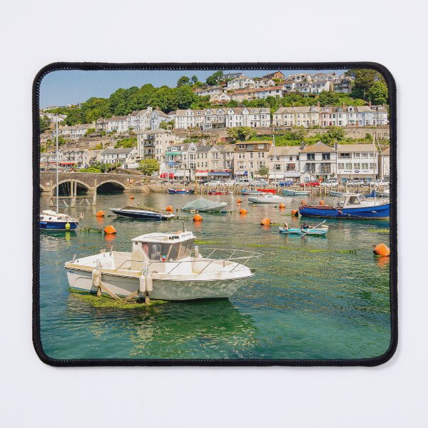 Item preview, East Looe River at high tide - Looe, Cornwall, UK. designed and sold by HazyApplePhoto.