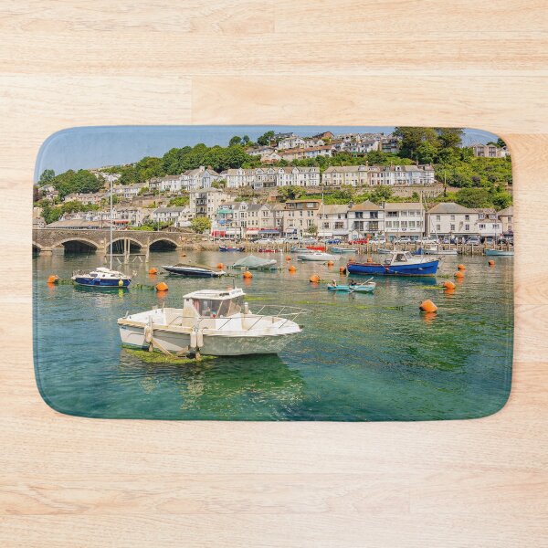 Item preview, East Looe River at high tide - Looe, Cornwall, UK. designed and sold by HazyApplePhoto.
