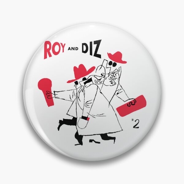Item preview, Jazz Trumpet players Roy Eldridge & Dizzy Gillespie Illustrated by David Stone Martin designed and sold by Grafixo-Sur.