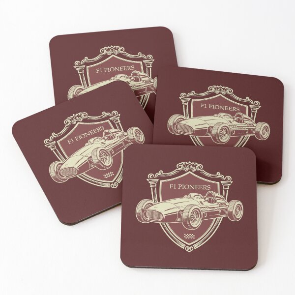 Item preview, F1 Pioneers Vintage Race Car Emblem designed and sold by KiwiRider.