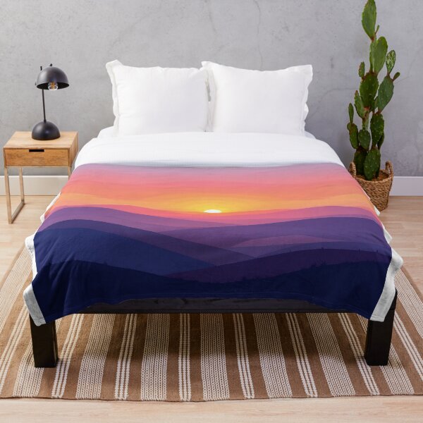 Artikelvorschau, Sonnenuntergang über sanften Hügeln entworfen und verkauft von LCPcreations.