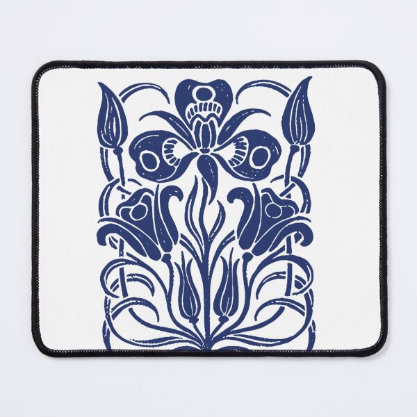 Item preview, Mazzy Star Vintage Art Nouveau Style into you Blue Essential designed and sold by Sineateruk.
