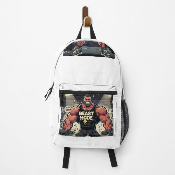 Item preview, Beast Mode Gym Strongman | Cartoon Bodybuilder Fitness Art designed and sold by Raju2018.