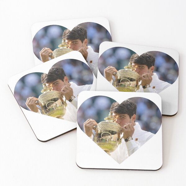 Item preview, Carlos Alcaraz Heart Portrait designed and sold by MegaTrendShop.