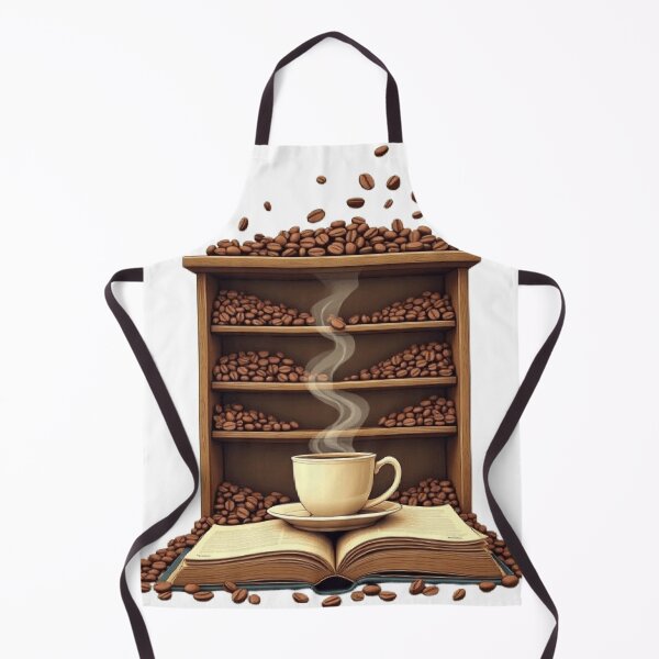 Item preview, Cartoon Coffee Bean Book Nook designed and sold by Artaprintly.