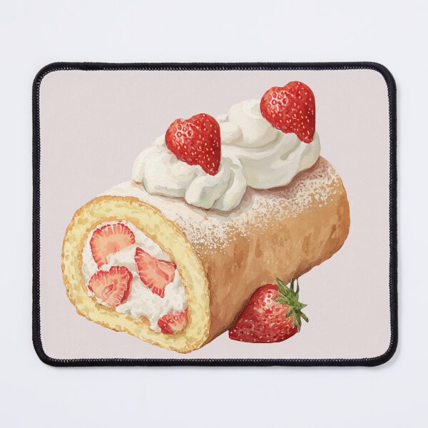 Item preview, Strawberry Shortcake Roll designed and sold by Violet Peonies.