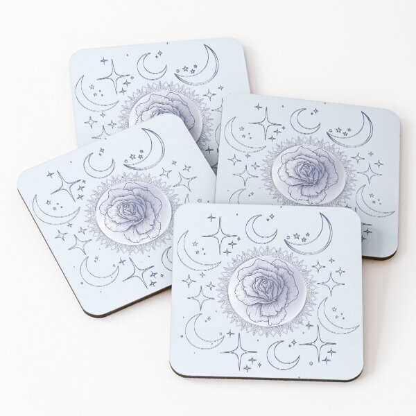Item preview, Rose On The Mirror, Stars and moons designed and sold by Eyesome.