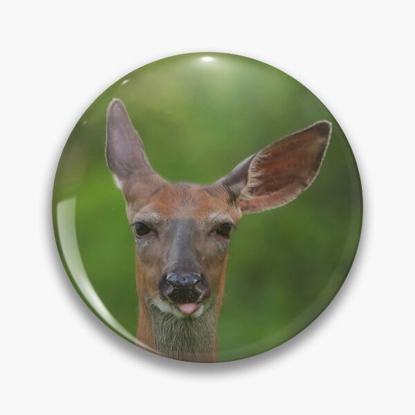 Item preview, A whitetail deer making a face designed and sold by Production Art Manon Meilleur.