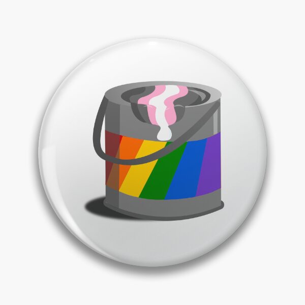 Item preview, Proud Paint Demigirl Flag in a Bucket designed and sold by HarveyHandcraftsandDesigns.